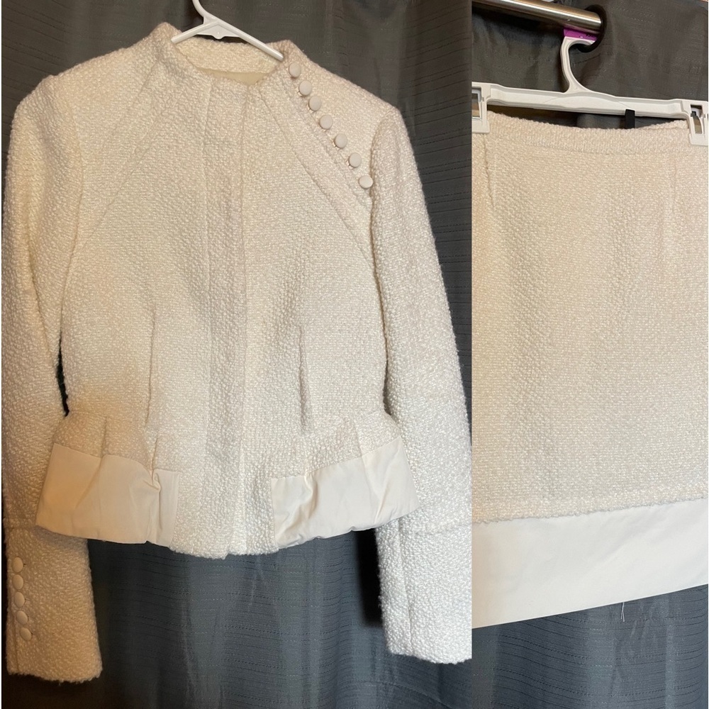BCBG Max Azria stunning suit. Classic design.. will never go out of style